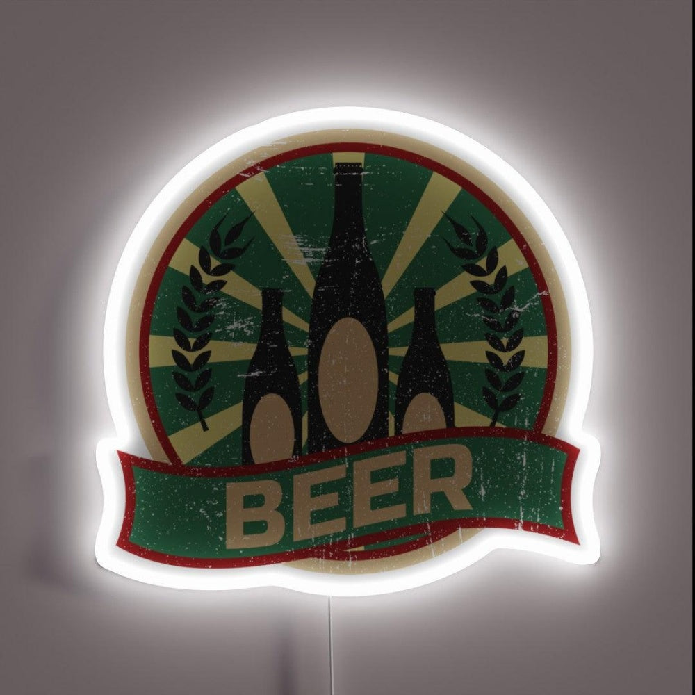 Beer Propaganda Rgb Led Neon Sign - Custom LED neon sign front view