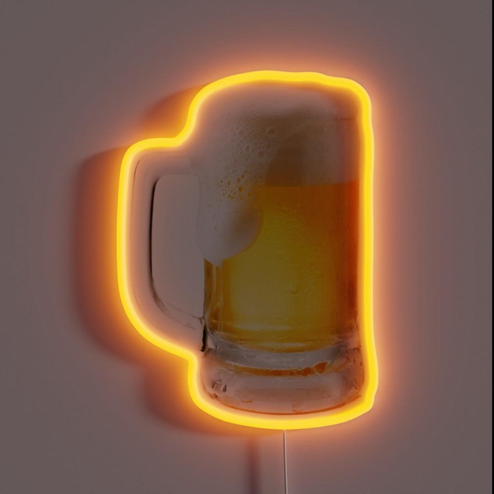 Beer Rgb Led Neon Sign Bar Art - Custom LED neon sign front view