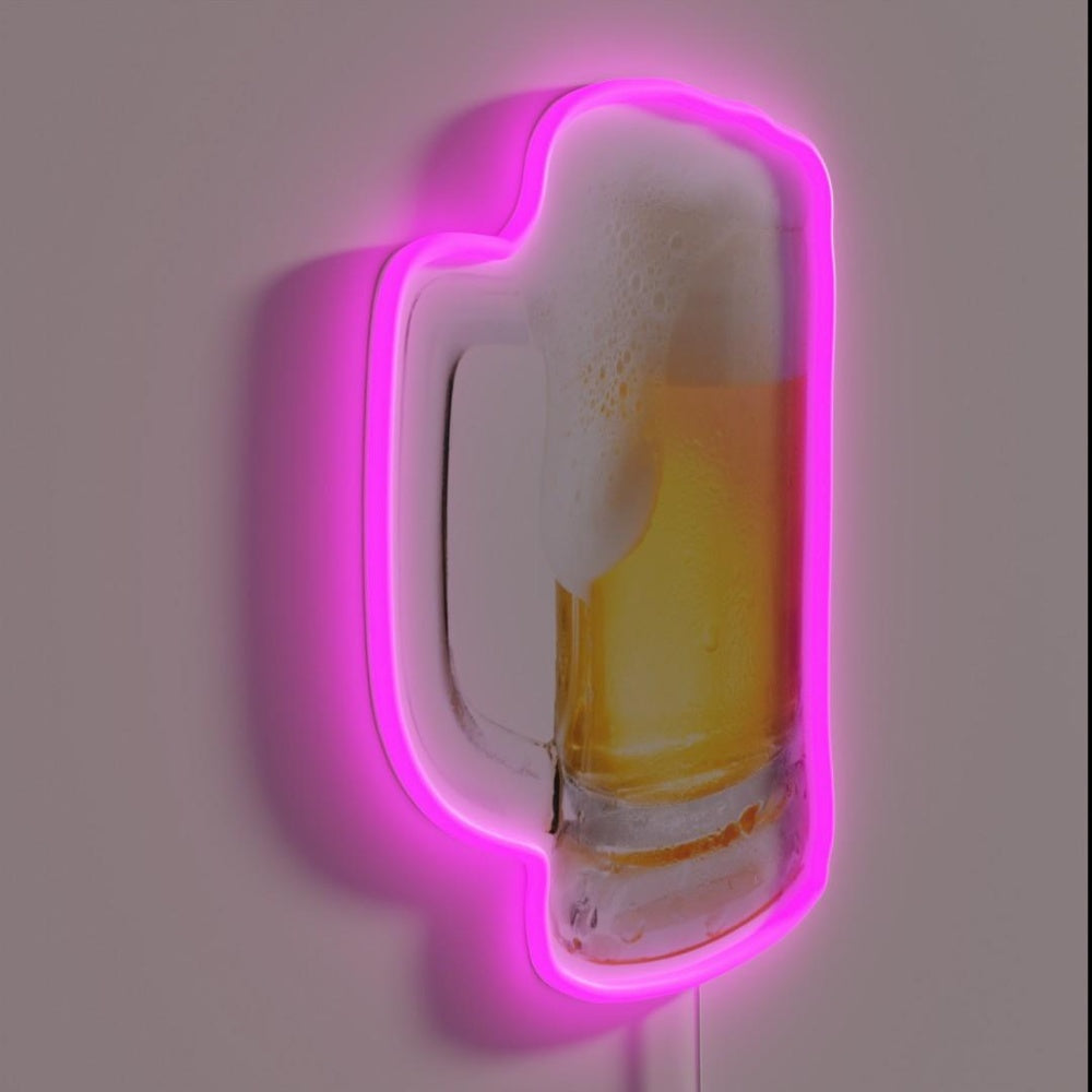 Beer Rgb Led Neon Sign Bar Art - LED neon sign close-up detail