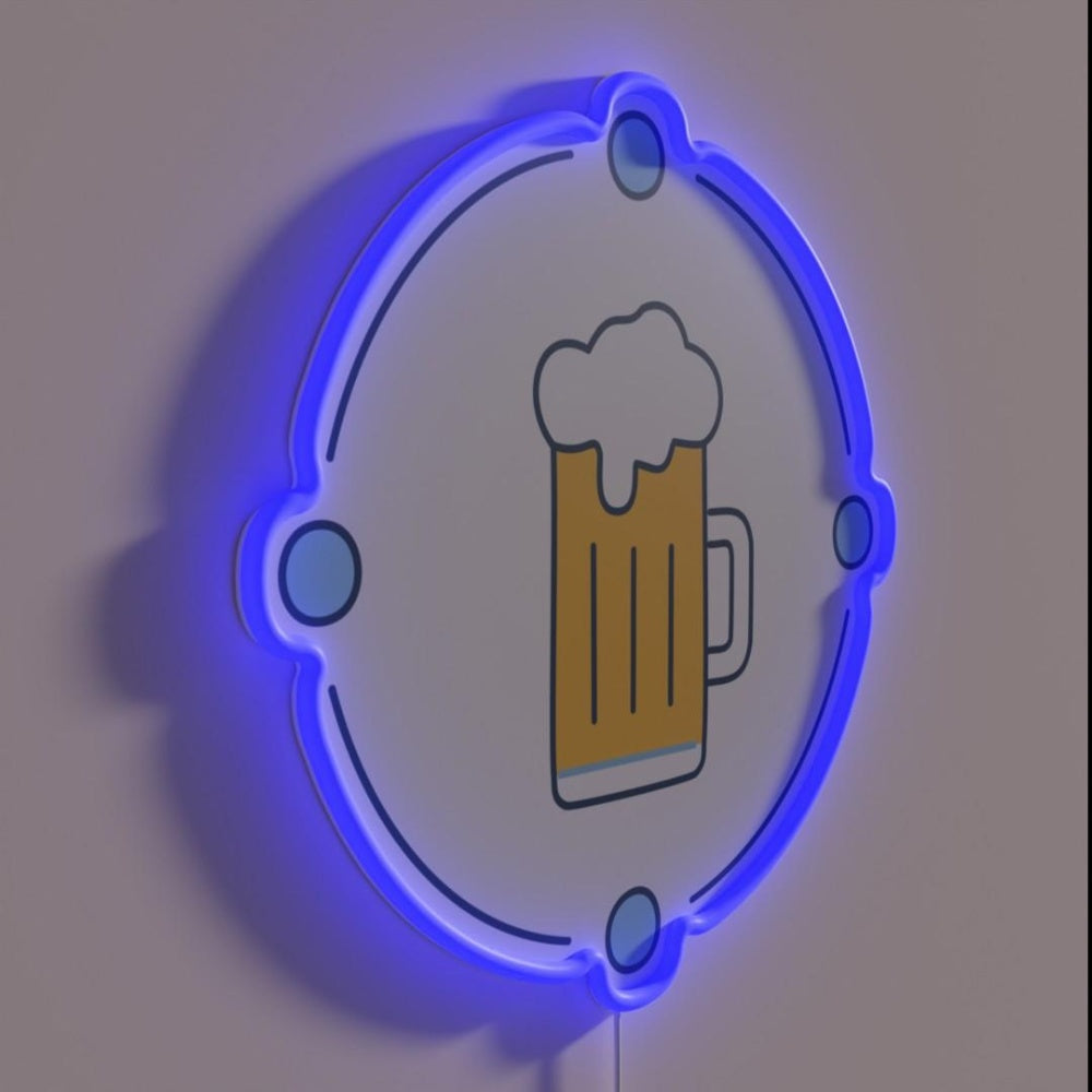 Beer Rgb Led Neon Sign Bar Art Neon Sign - LED neon sign close-up detail
