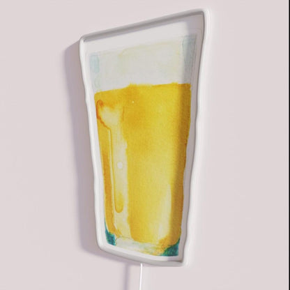 Beer Rgb Led Neon Sign Bar Decors - Neon sign mounted on wall in room