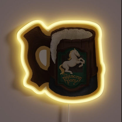 Beer Rgb Led Neon Sign Bar Wall Decor - Custom LED neon sign front view