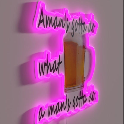 Beer Rgb Led Neon Sign Colorful Neon Sign - LED neon sign close-up detail