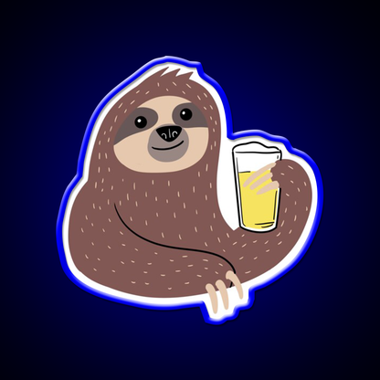 Beer Sloth Beer Bar Decor Led Neon Sign Rgb Color - LED neon sign view 5