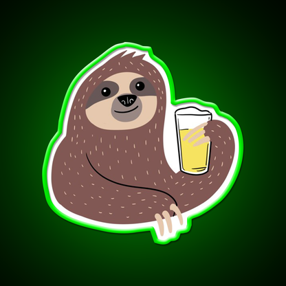 Beer Sloth Beer Bar Decor Led Neon Sign Rgb Color - LED neon sign view 8
