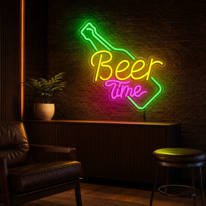 Beer Time LED Neon Sign - Shineneon