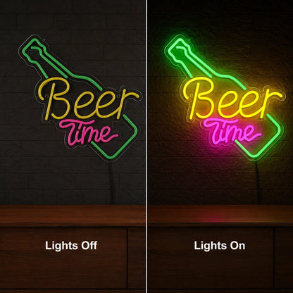Beer Time LED Neon Sign - Shineneon