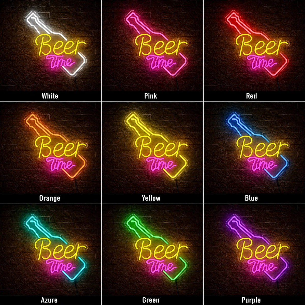 Beer Time LED Neon Sign - Shineneon