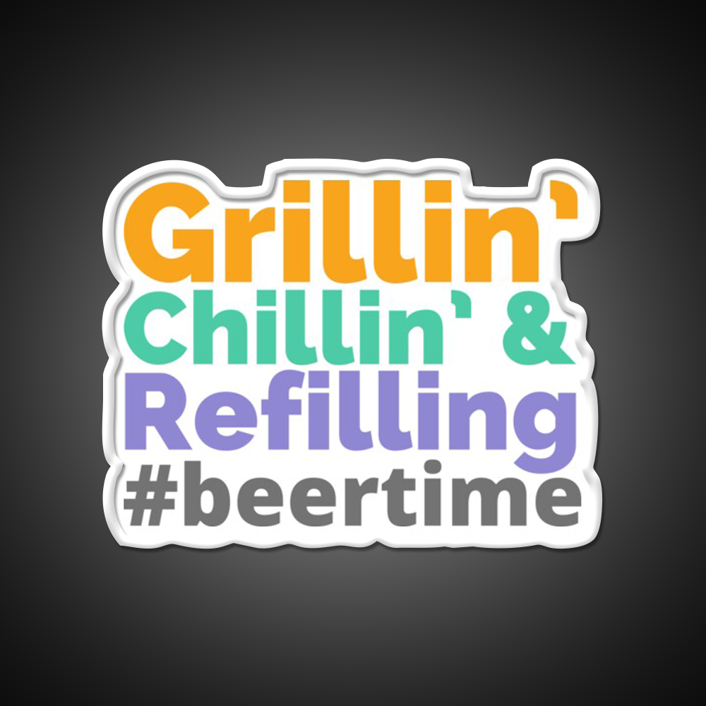 Beer Time Man Cave Bar Led Neon Sign Rgb Color