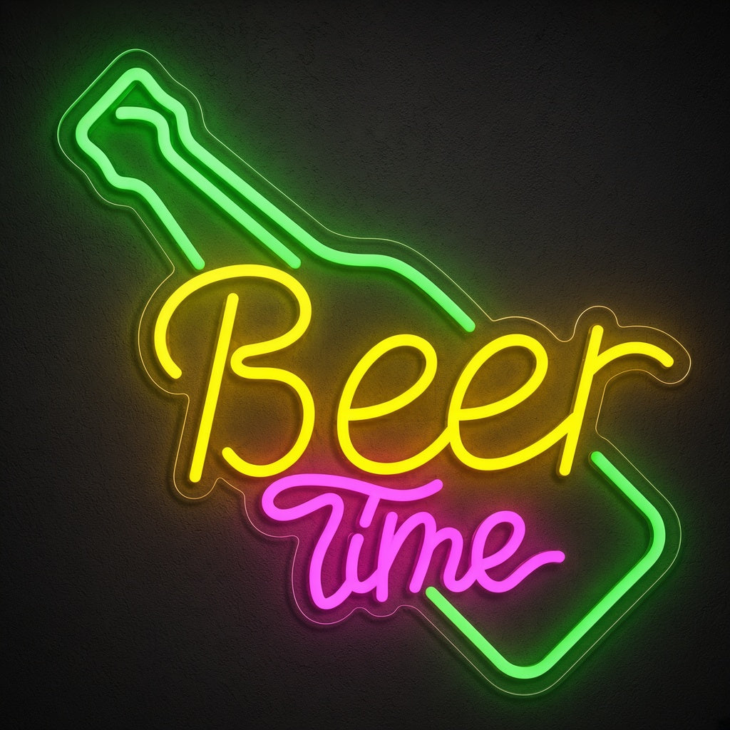 Beer Time LED Neon Sign