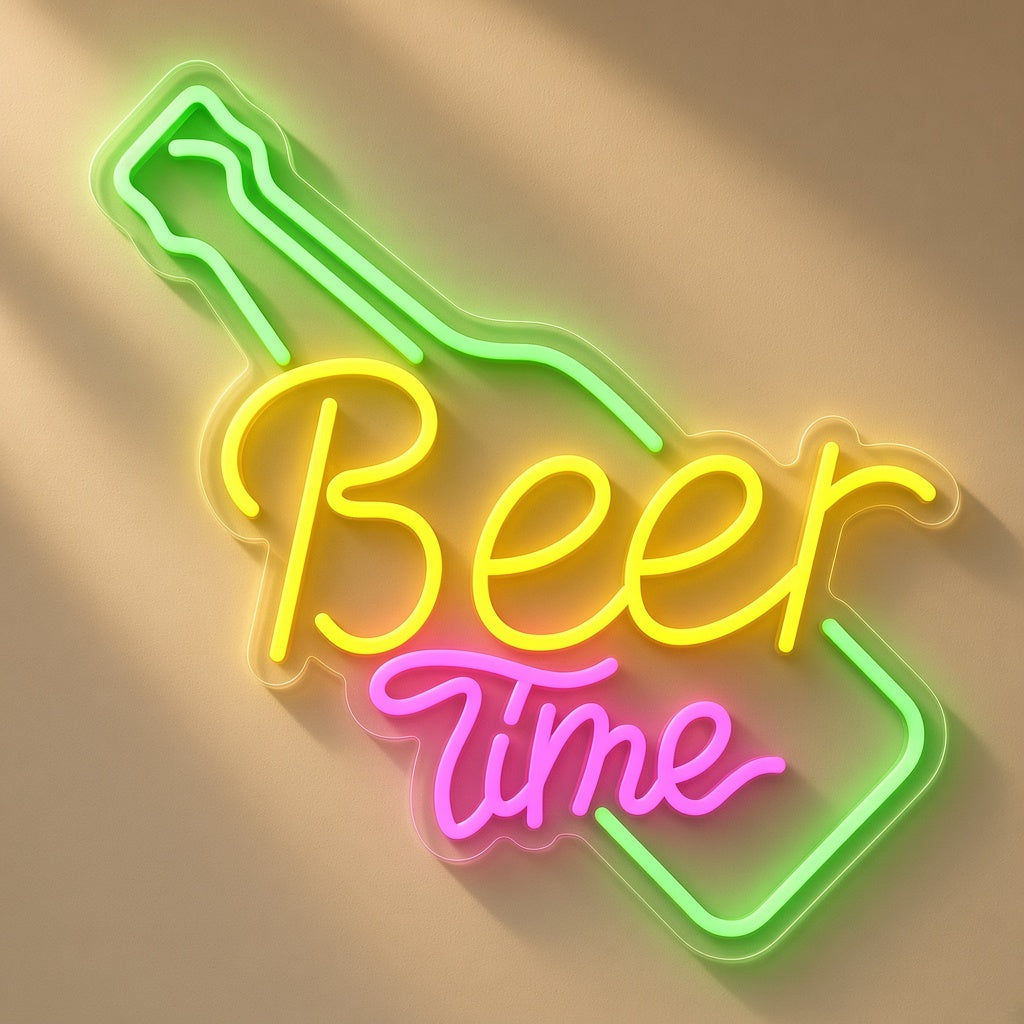 Beer Time LED Neon Sign