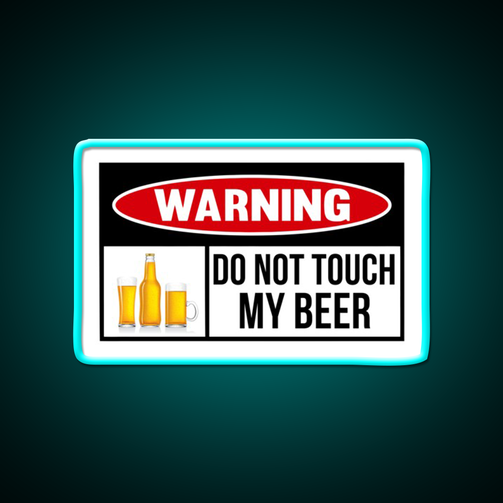 Beer Warning Beer Bar Decor Led Neon Sign Rgb Color