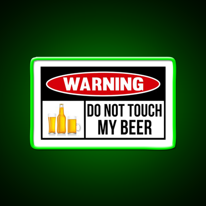 Beer Warning Beer Bar Decor Led Neon Sign Rgb Color - LED neon sign view 8