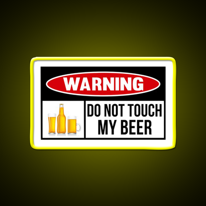 Beer Warning Beer Bar Decor Led Neon Sign Rgb Color - LED neon sign view 7