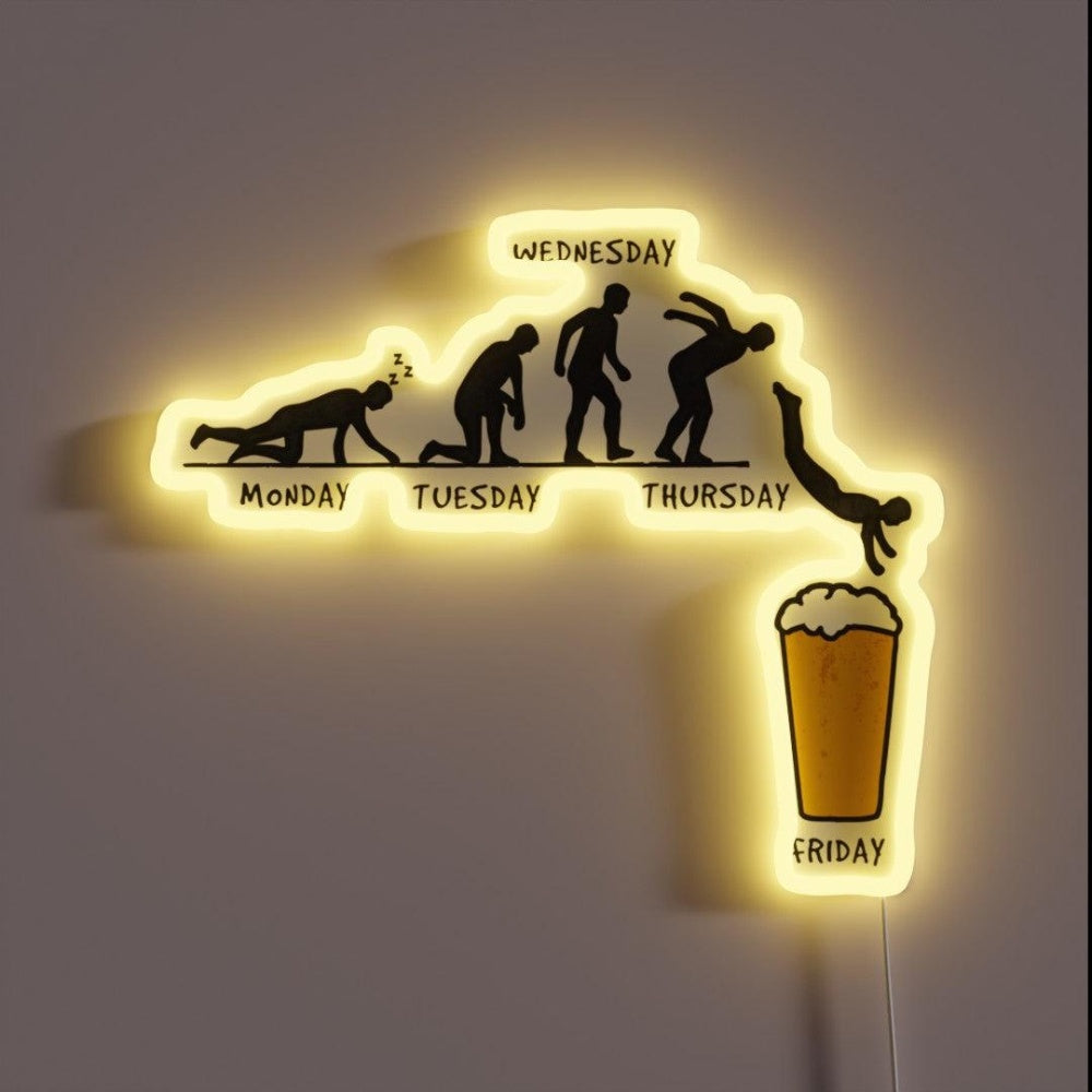 Beer Week Rgb Led Neon Sign - Custom LED neon sign front view