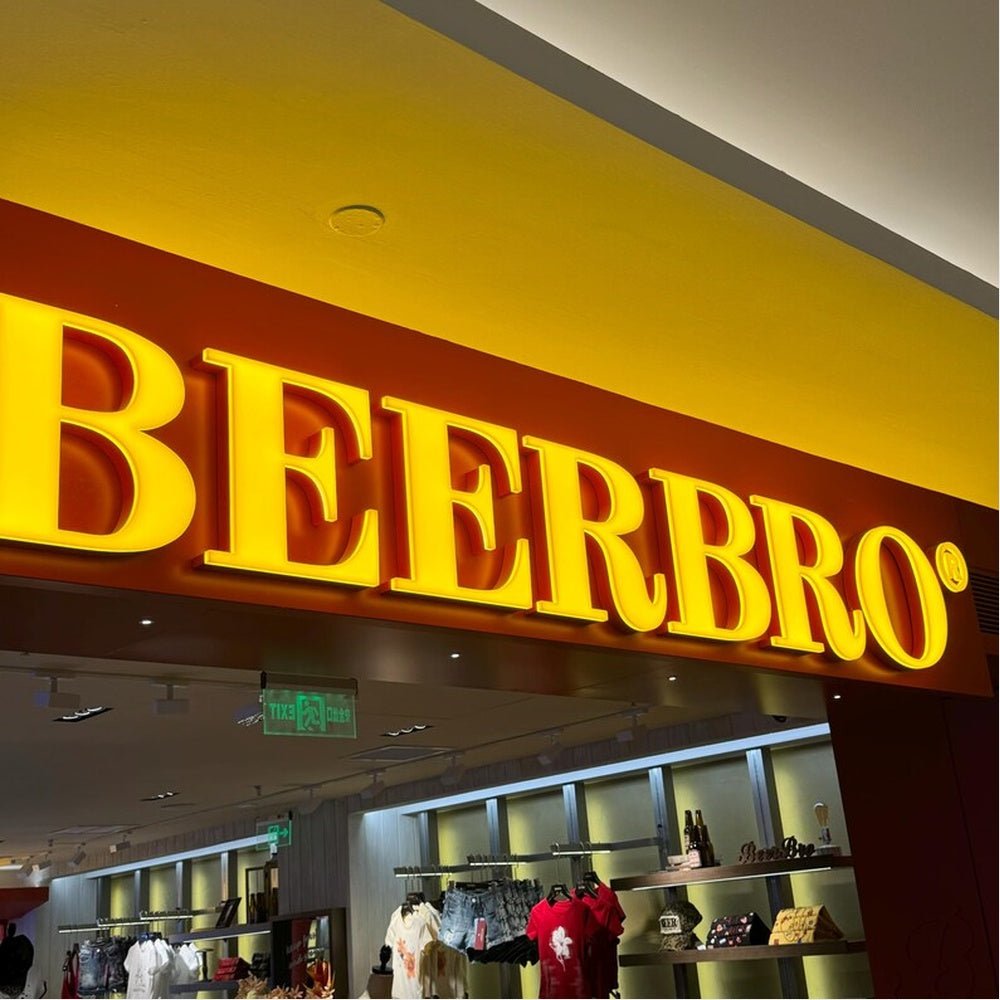 Beerbro 3D Frontlit And Backlit Channel Letter Led Light Sign - Shineneon