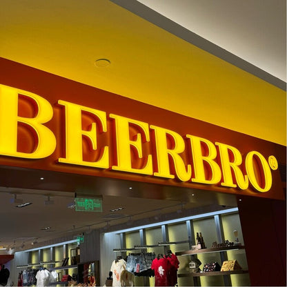 Beerbro 3D Frontlit And Backlit Channel Letter Led Light Sign - Shineneon