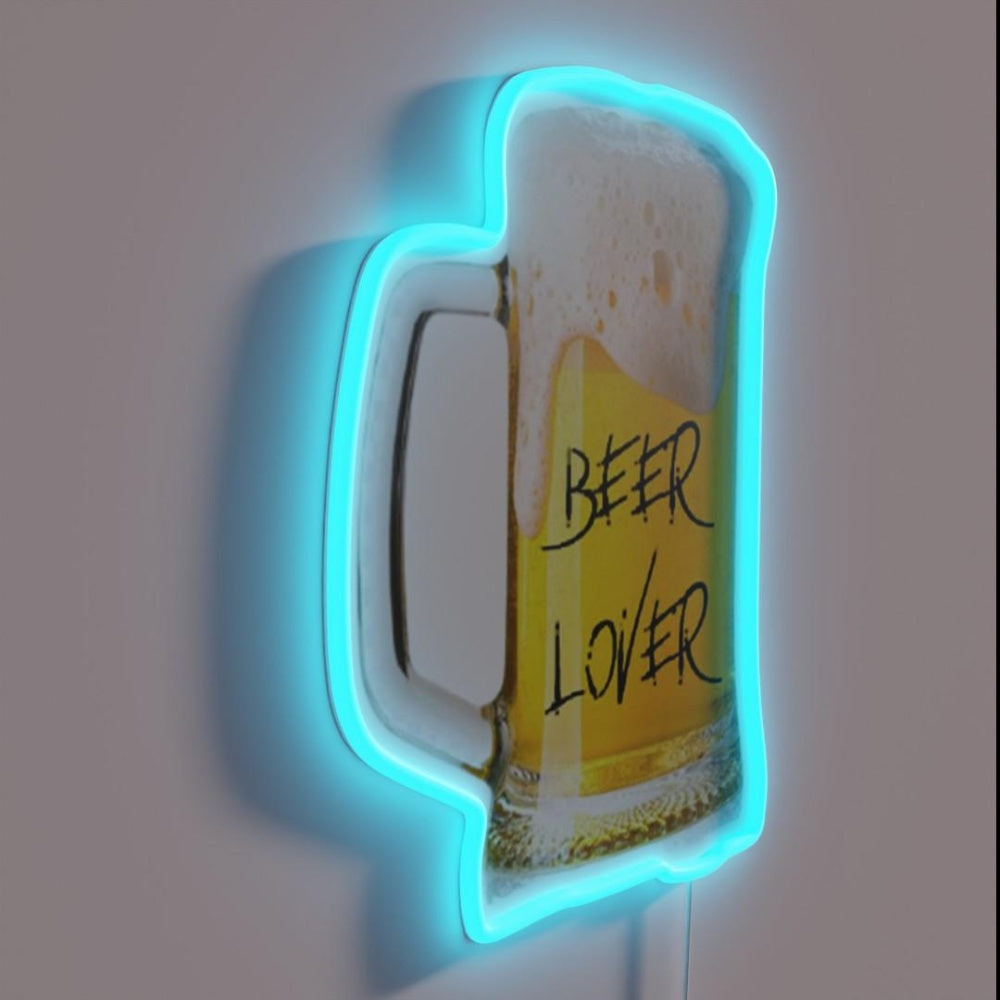 Beerlover Rgb Led Neon Sign - LED neon sign close-up detail