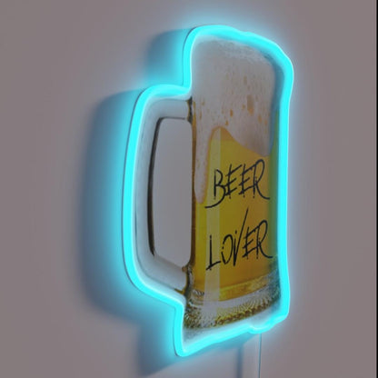 Beerlover Rgb Led Neon Sign - LED neon sign close-up detail