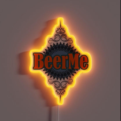 Beerme Rgb Led Neon Sign - Custom LED neon sign front view