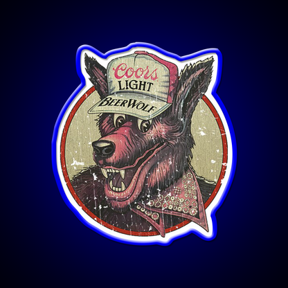 Beerwolf 1983 Beer Bar Decor Led Neon Sign Rgb Color - LED neon sign view 5