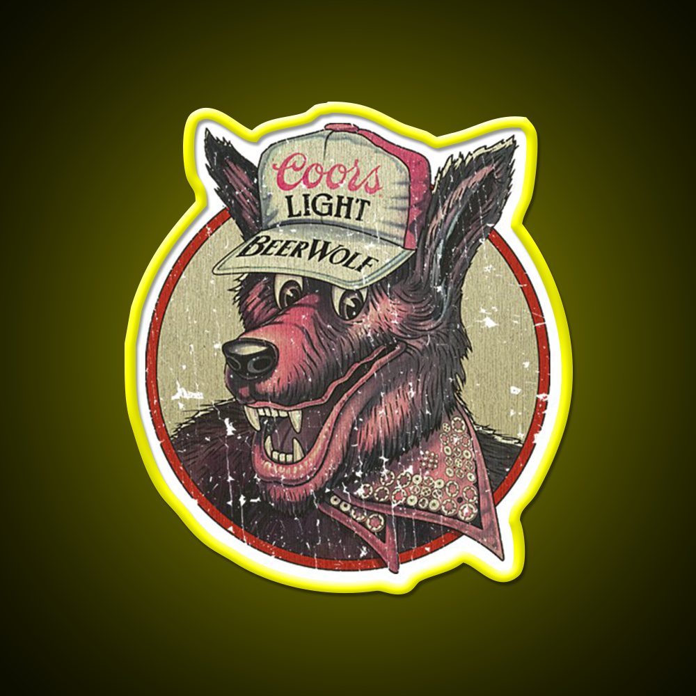 Beerwolf 1983 Beer Bar Decor Led Neon Sign Rgb Color - LED neon sign view 7