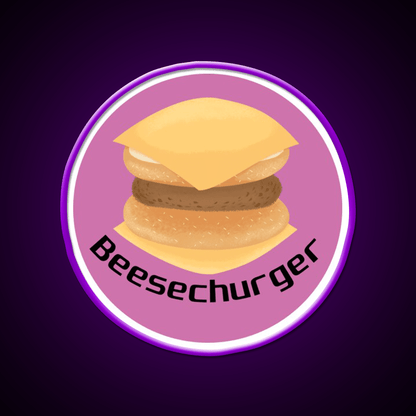Beesechurger Snack Food Led Neon Sign Rgb Color - Shineneon