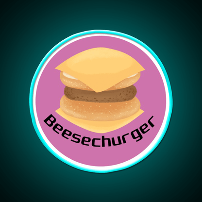 Beesechurger Snack Food Led Neon Sign Rgb Color - Shineneon