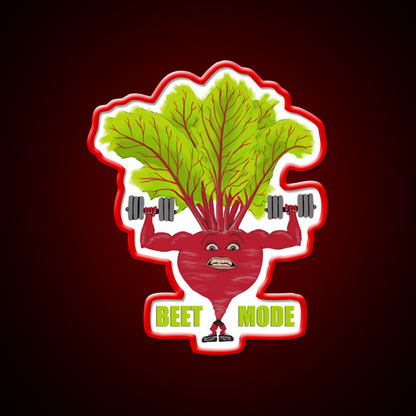 Beet Mode Gym Fitness Led Neon Sign Rgb Color