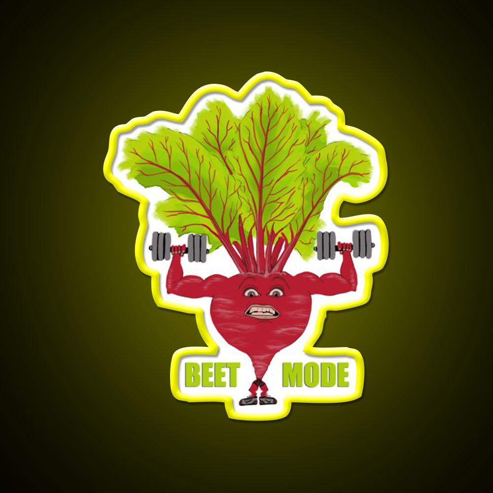Beet Mode Gym Fitness Led Neon Sign Rgb Color