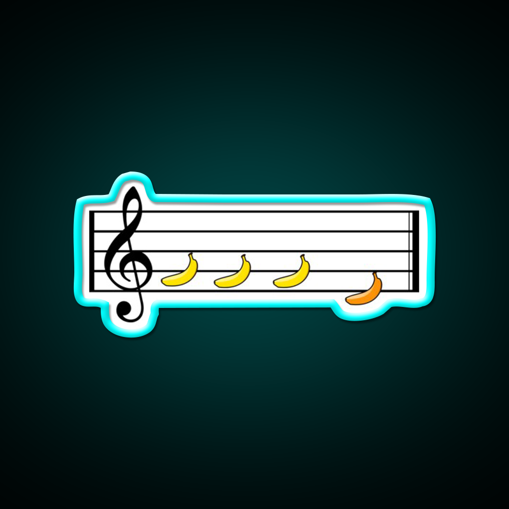 Beethoven 5 Banana Man Cave Bar Led Neon Sign Rgb Color