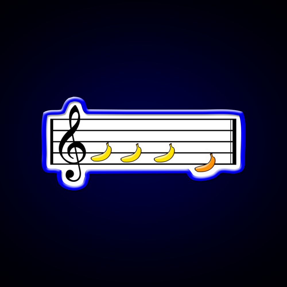 Beethoven 5 Banana Man Cave Bar Led Neon Sign Rgb Color