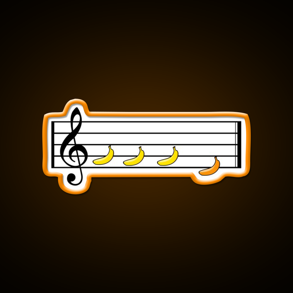 Beethoven 5 Banana Man Cave Bar Led Neon Sign Rgb Color