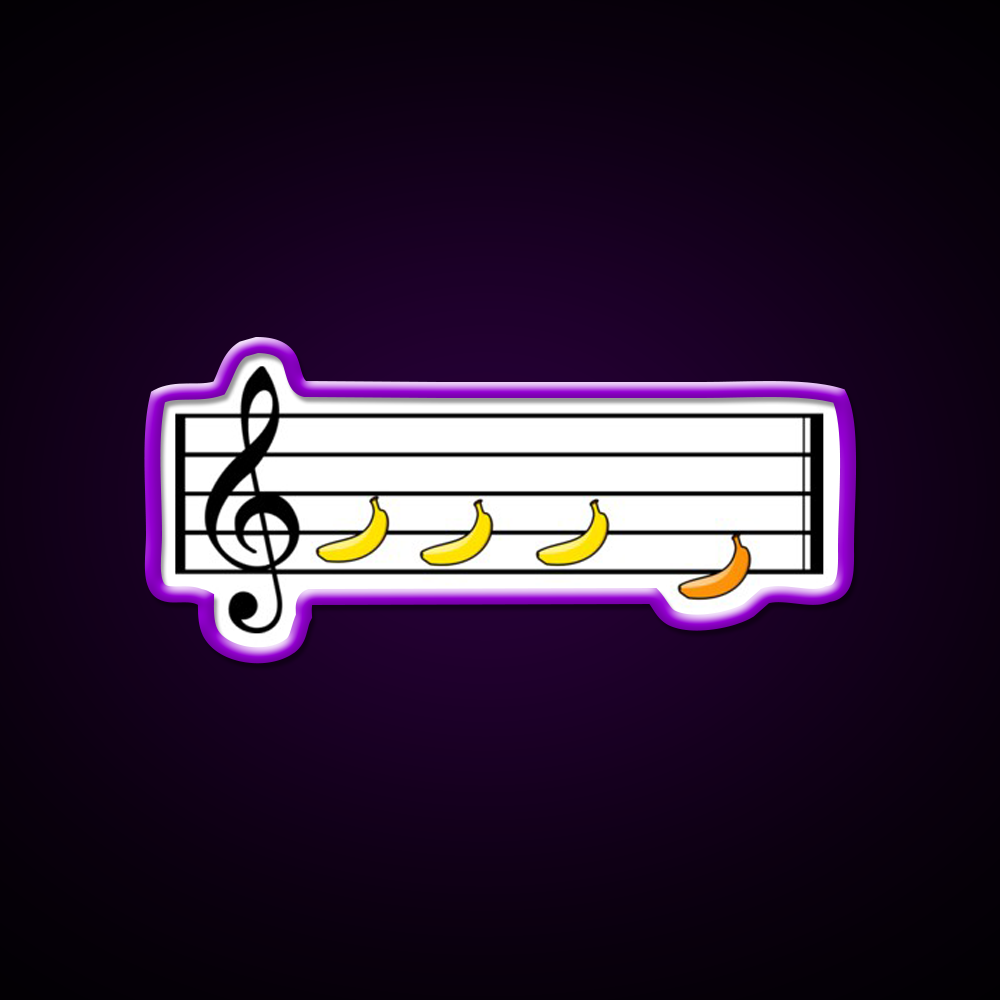 Beethoven 5 Banana Man Cave Bar Led Neon Sign Rgb Color