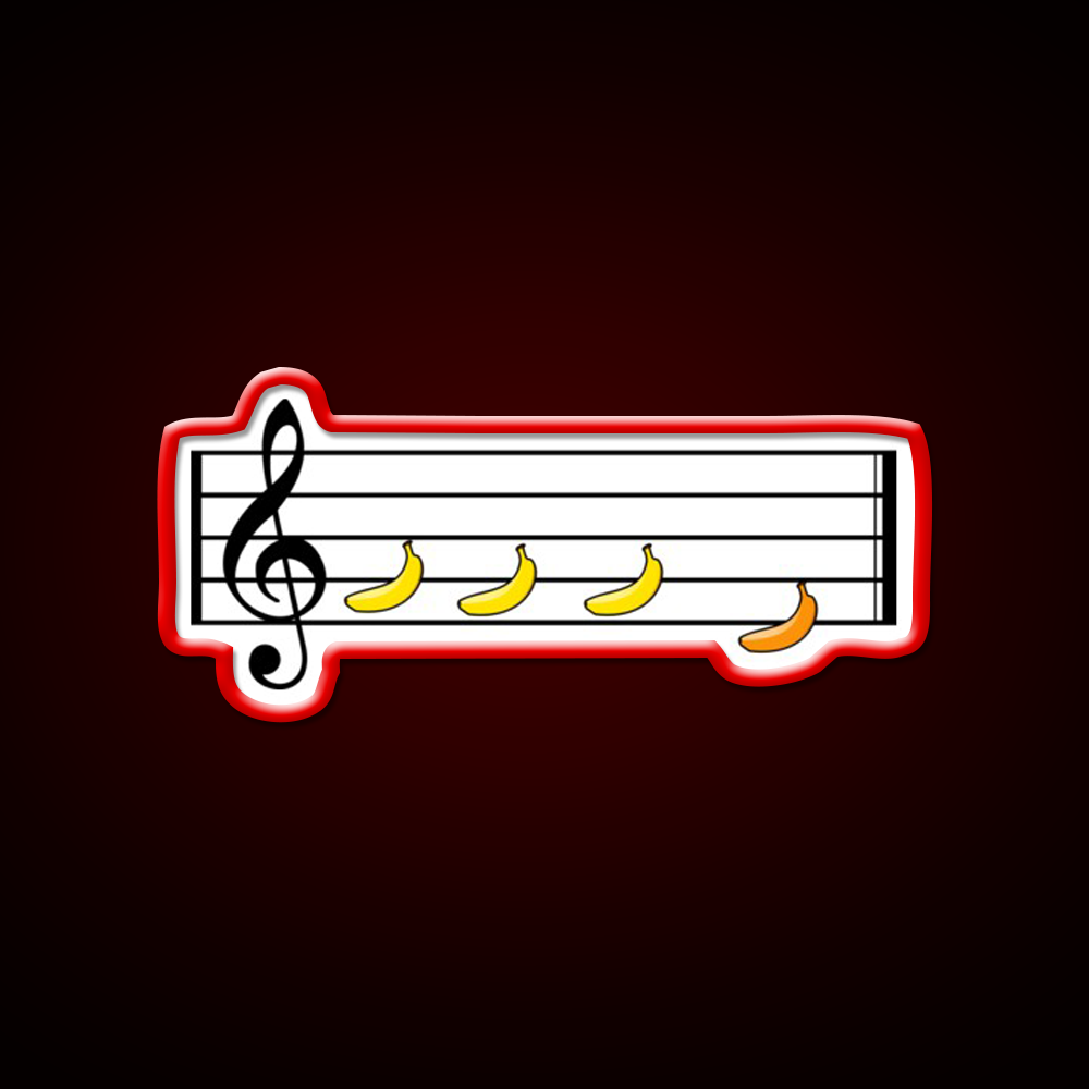 Beethoven 5 Banana Man Cave Bar Led Neon Sign Rgb Color