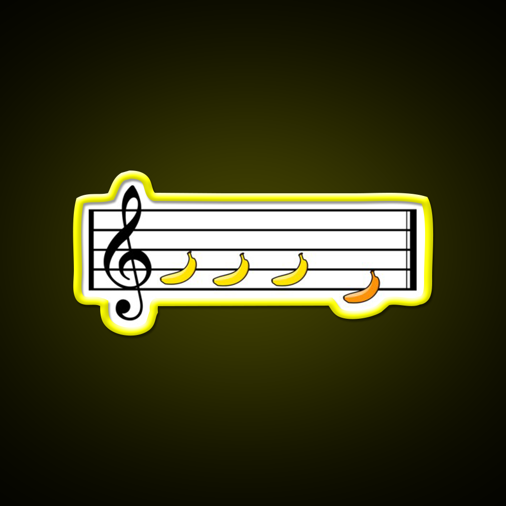 Beethoven 5 Banana Man Cave Bar Led Neon Sign Rgb Color