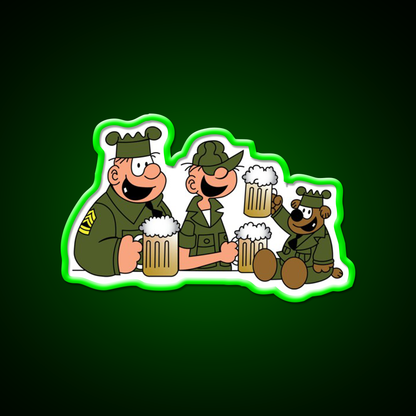 Beetle Bailey Beer Bar Decor Led Neon Sign Rgb Color - LED neon sign view 7
