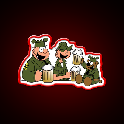 Beetle Bailey Beer Bar Decor Led Neon Sign Rgb Color - LED neon sign view 9