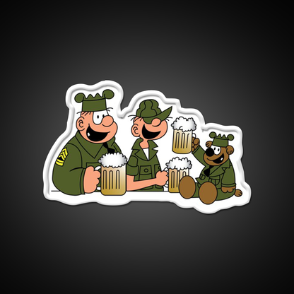 Beetle Bailey Beer Bar Decor Led Neon Sign Rgb Color - LED neon sign view 10