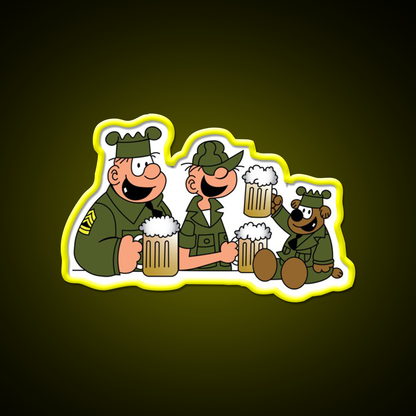Beetle Bailey Beer Bar Decor Led Neon Sign Rgb Color - LED neon sign view 6