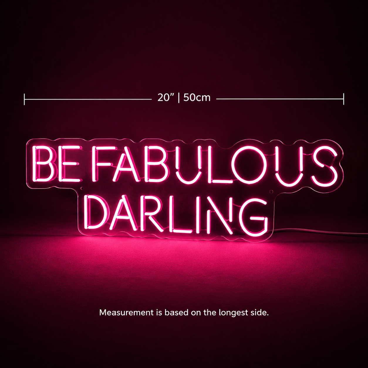 Befabuous Daring LED Neon Sign - 04 Size Image