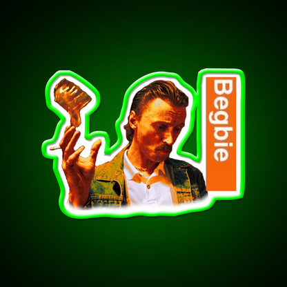 Begbie Throws Glass Of Beer From Trainspotting Bar Decor Led Neon Sign Rgb Color - LED neon sign view 8