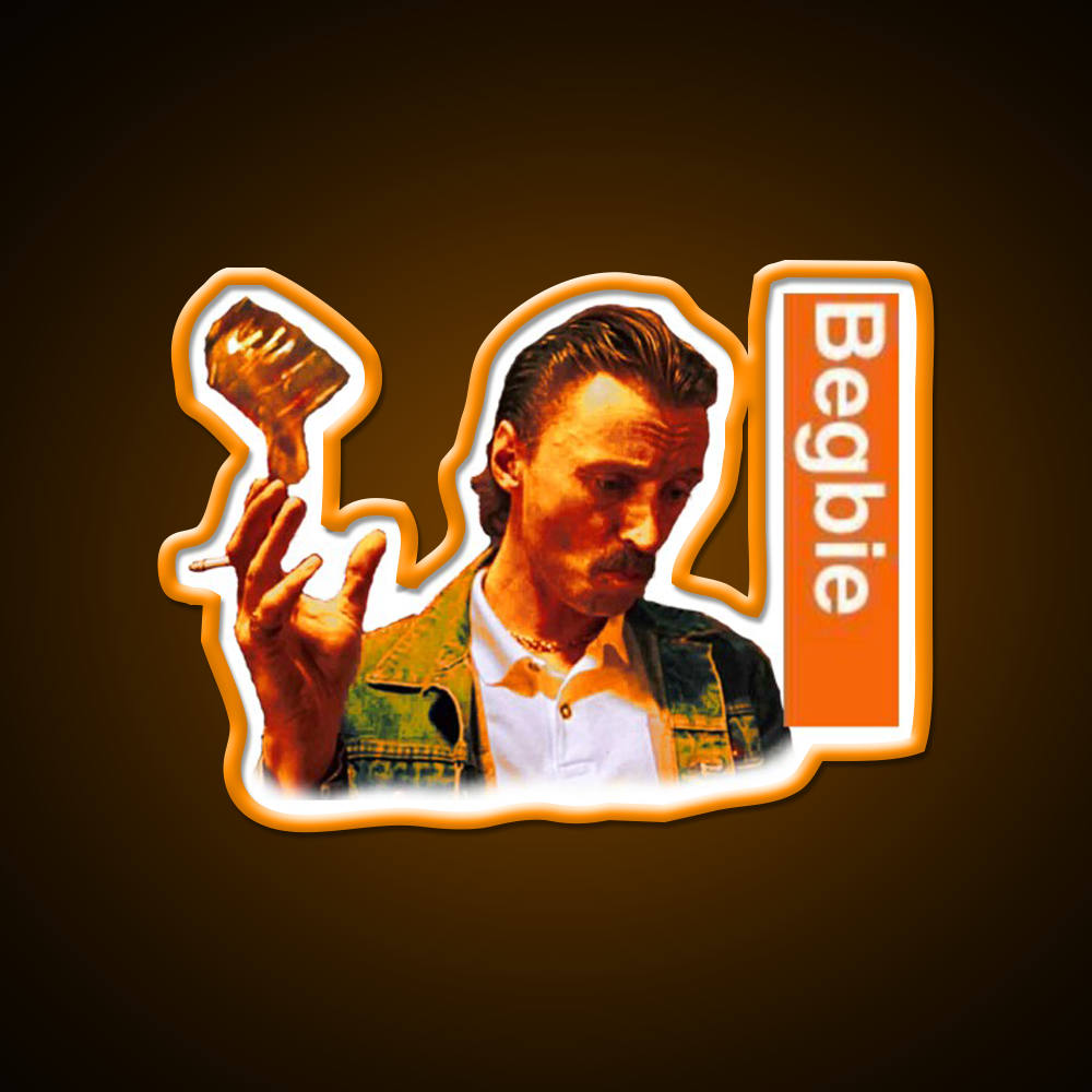 Begbie Throws Glass Of Beer From Trainspotting Bar Decor Led Neon Sign Rgb Color - LED neon sign view 6