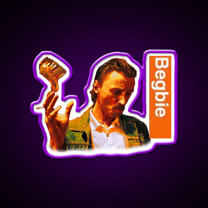 Begbie Throws Glass Of Beer From Trainspotting Bar Decor Led Neon Sign Rgb Color - LED neon sign view 9