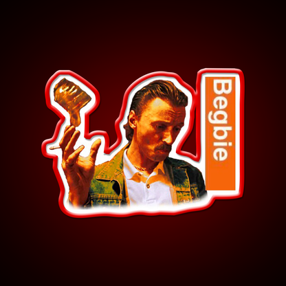 Begbie Throws Glass Of Beer From Trainspotting Bar Decor Led Neon Sign Rgb Color - LED neon sign view 10