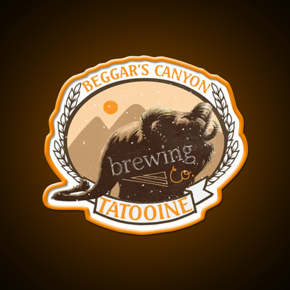 Beggars Canyon Brewing Co Beer Bar Decor Led Neon Sign Rgb Color - LED neon sign view 5