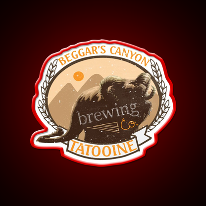 Beggars Canyon Brewing Co Beer Bar Decor Led Neon Sign Rgb Color - LED neon sign view 9