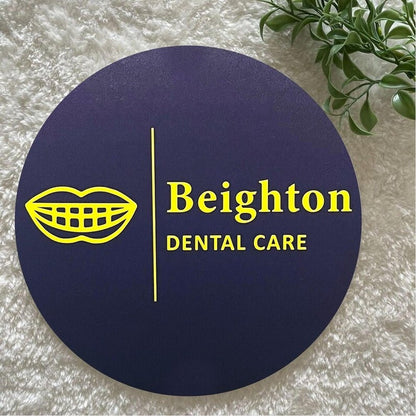 Beighton Dental Care Acrylic Business Logo Sign - Shineneon