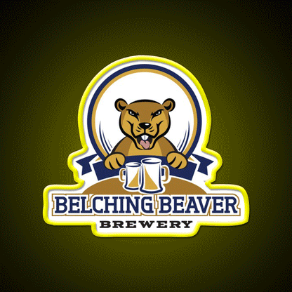 Belching Beaver Brewery Logo 3 Beer Bar Decor Led Neon Sign Rgb Color