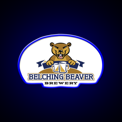 Belching Beaver Brewery Logo 8 Beer Bar Decor Led Neon Sign Rgb Color - LED neon sign view 5